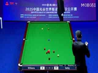 2025斯诺克武汉公开赛16进8 马克·威廉姆斯5-3马克·塞尔比 20250827